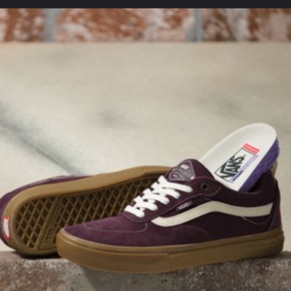 Vans Mens size 7 Unisex Kyle Walker Suede Gum Sneakers